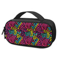 Psychedelic Funky Pattern Print Portable Cooler Travel Case