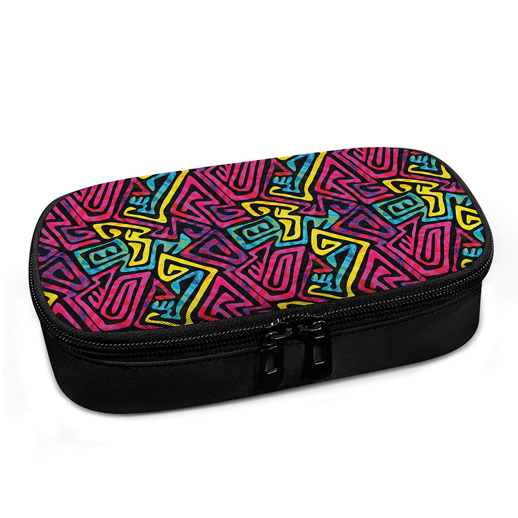 Psychedelic Funky Pattern Print Insulin Cooler Travel Case