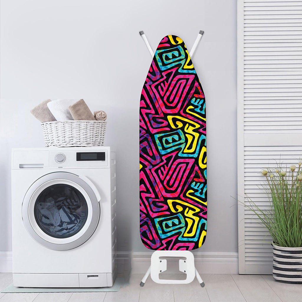 Psychedelic Funky Pattern Print Ironing Board Cover