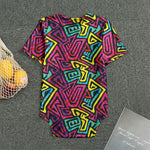 Psychedelic Funky Pattern Print Men's Bodysuit