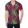 Psychedelic Funky Pattern Print Men's Shirt