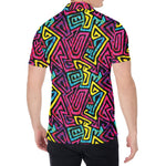 Psychedelic Funky Pattern Print Men's Shirt