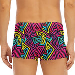 Psychedelic Funky Pattern Print Men's Short Boxer Briefs