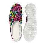 Psychedelic Funky Pattern Print Mesh Casual Shoes