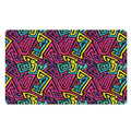 Psychedelic Funky Pattern Print Polyester Doormat