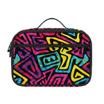 Psychedelic Funky Pattern Print Portable Lunch Bag