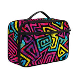Psychedelic Funky Pattern Print Portable Lunch Bag