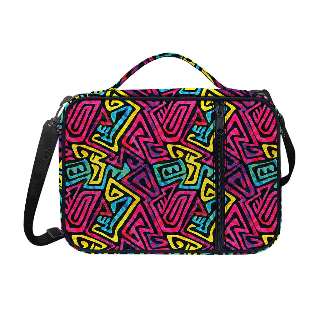 Psychedelic Funky Pattern Print Shoulder Strap Bible Bag