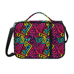 Psychedelic Funky Pattern Print Shoulder Strap Bible Bag