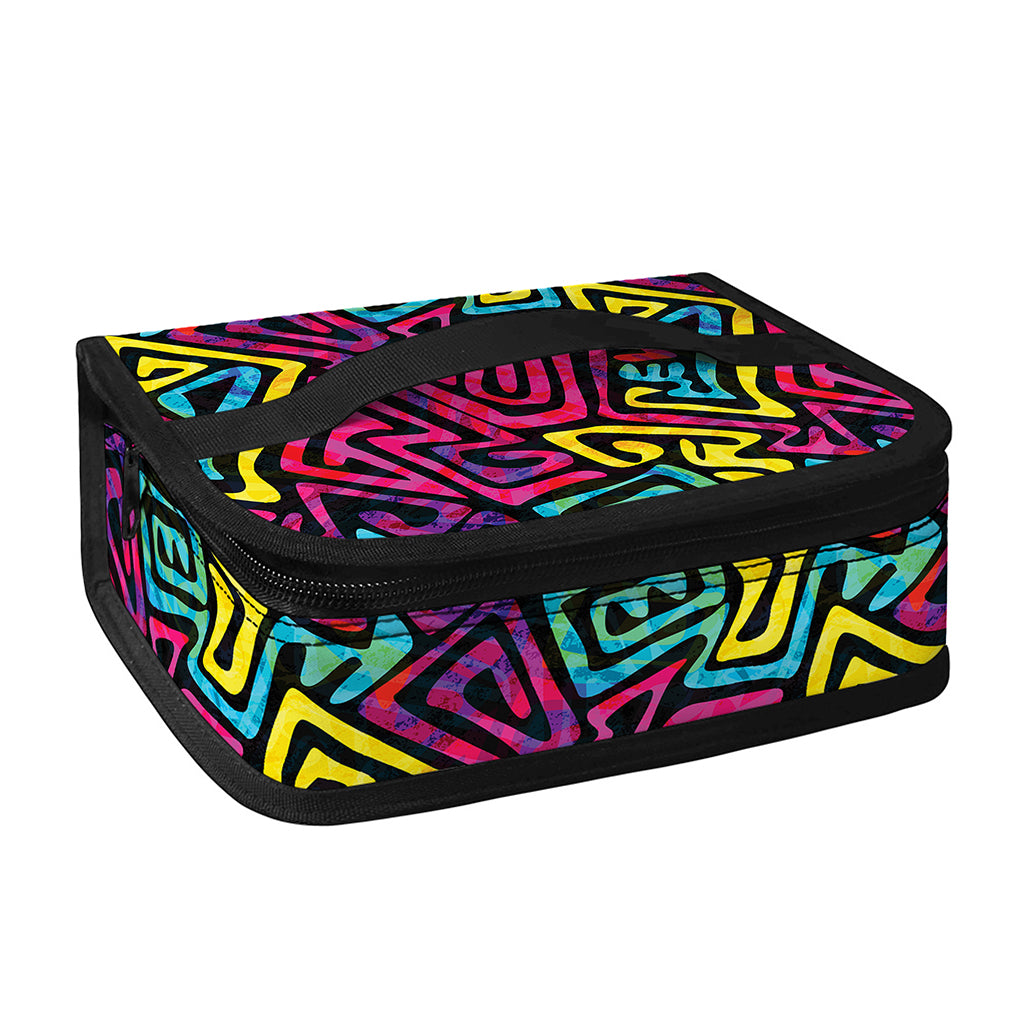 Psychedelic Funky Pattern Print Small Lunch Bag