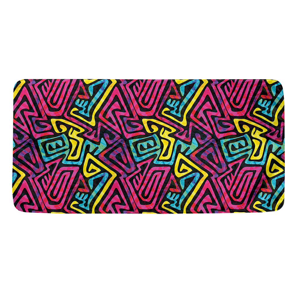 Psychedelic Funky Pattern Print Towel