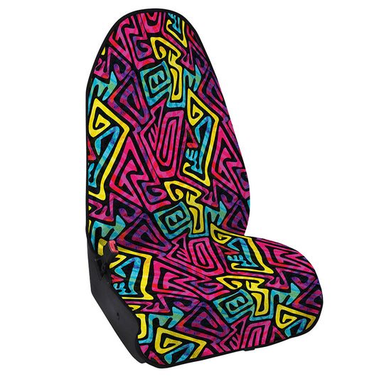 Psychedelic Funky Pattern Print Waterproof Car Seat Cover