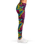 Psychedelic Funky Pattern Print Women's Leggings