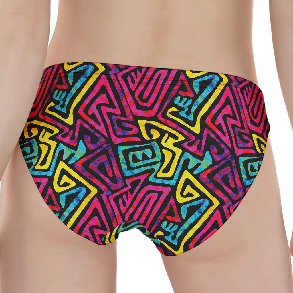 Psychedelic Funky Pattern Print Women's Panties