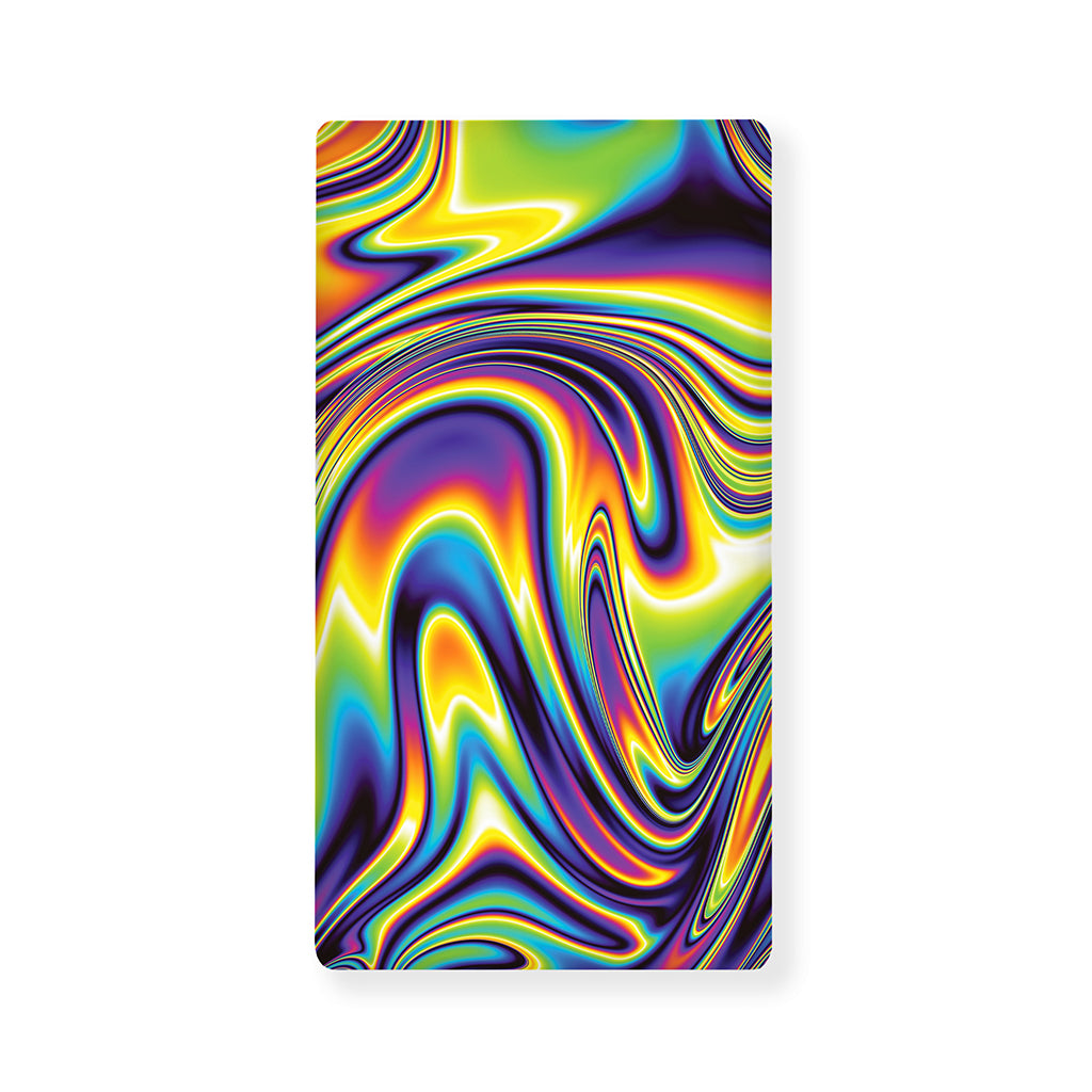 Psychedelic Gradient Print Baby Crib Sheet