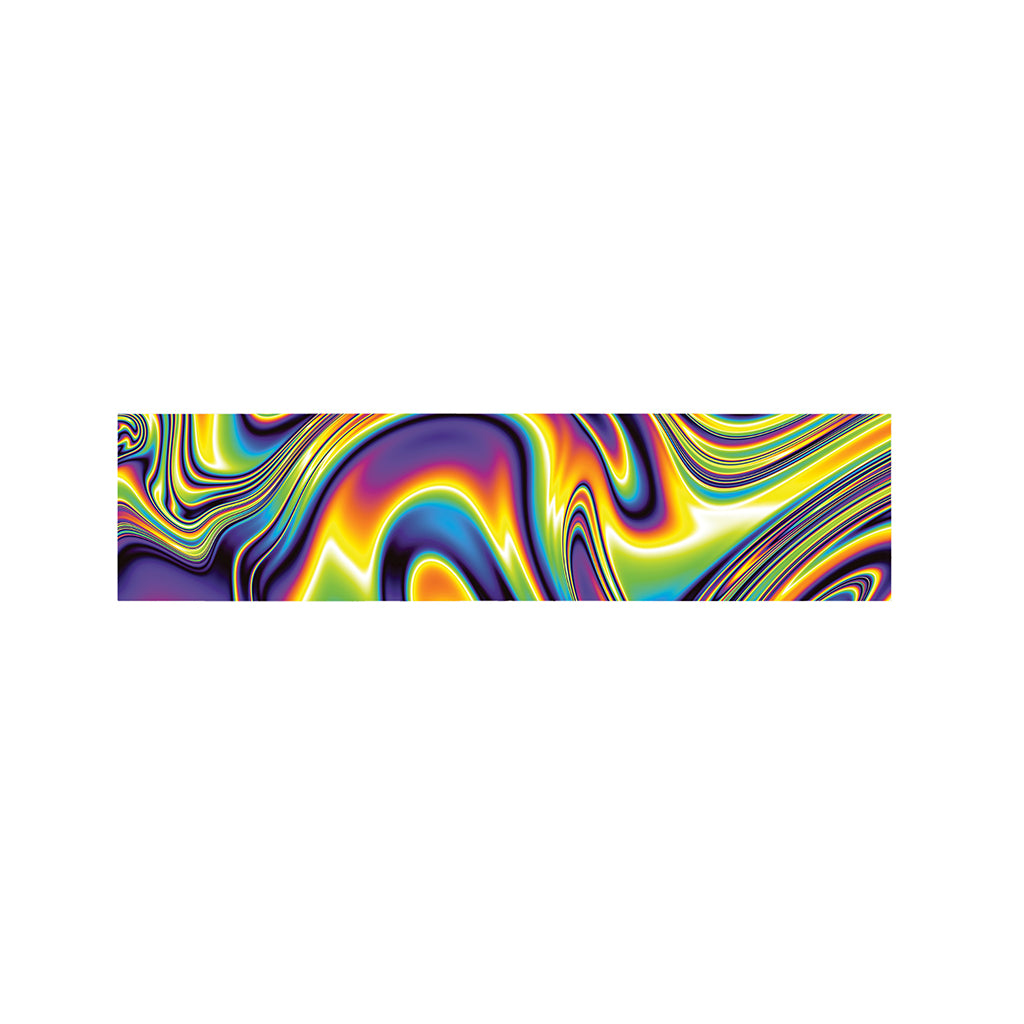 Psychedelic Gradient Print Bed Runner