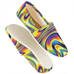 Psychedelic Gradient Print Casual Shoes