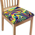 Psychedelic Gradient Print Chair Cushion Cover