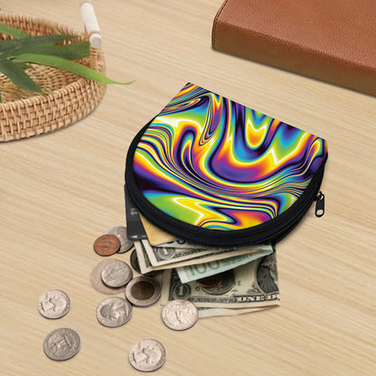 Psychedelic Gradient Print Coin Purse