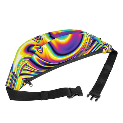Psychedelic Gradient Print Fanny Pack