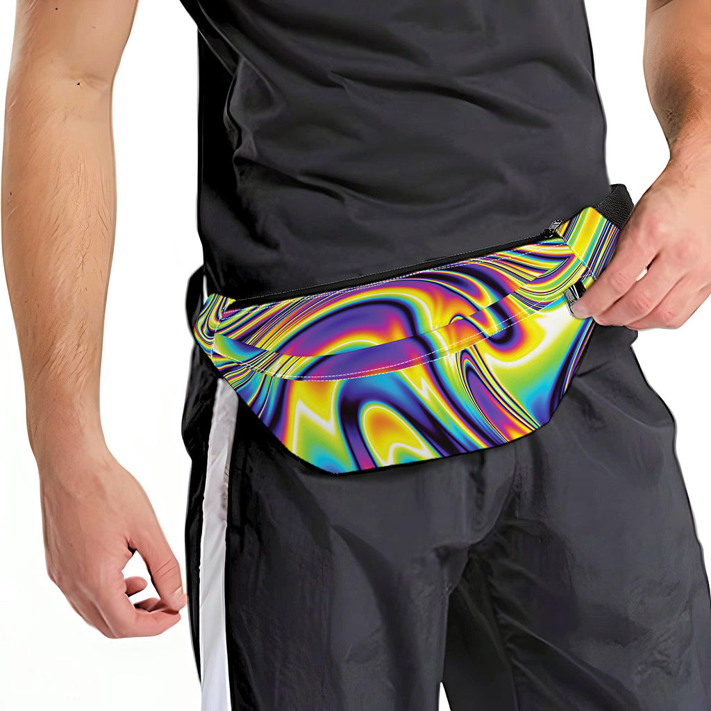 Psychedelic Gradient Print Fanny Pack