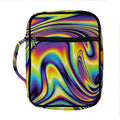 Psychedelic Gradient Print Front Pocket Bible Bag