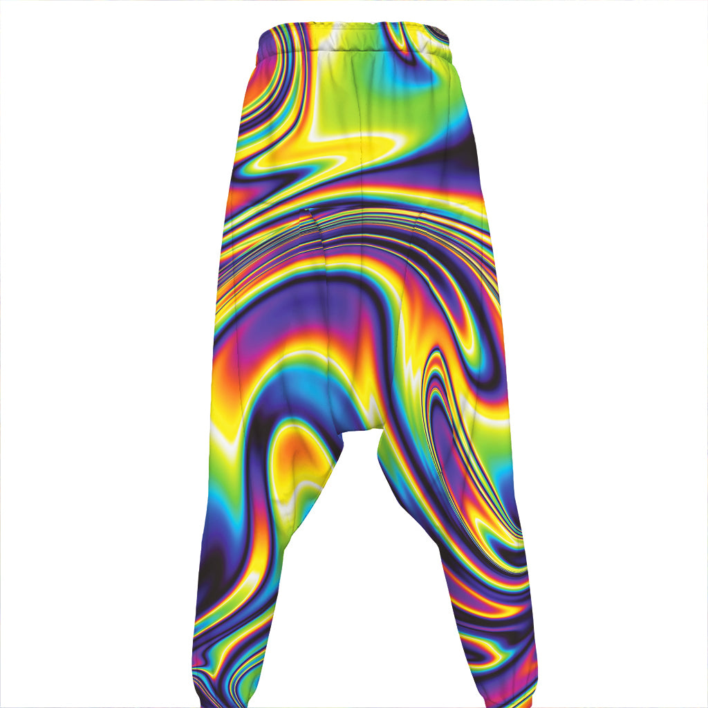 Psychedelic Gradient Print Hammer Pants