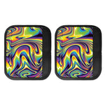 Psychedelic Gradient Print Handle Covers