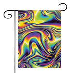 Psychedelic Gradient Print House Flag