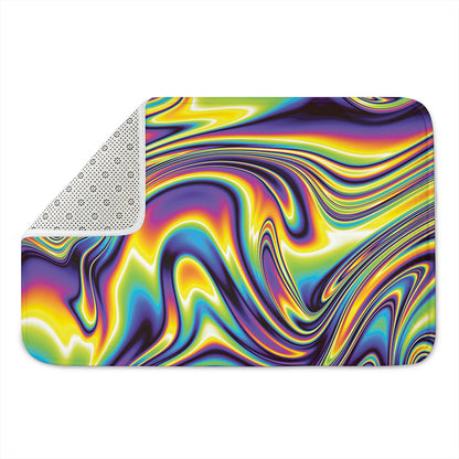 Psychedelic Gradient Print Indoor Door Mat