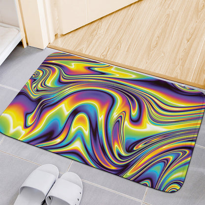 Psychedelic Gradient Print Indoor Door Mat