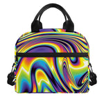 Psychedelic Gradient Print Insulated Lunch Bag