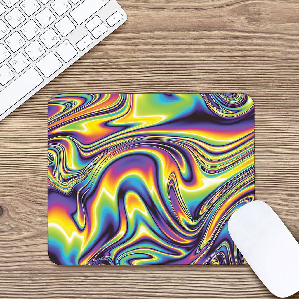 Psychedelic Gradient Print Mouse Pad