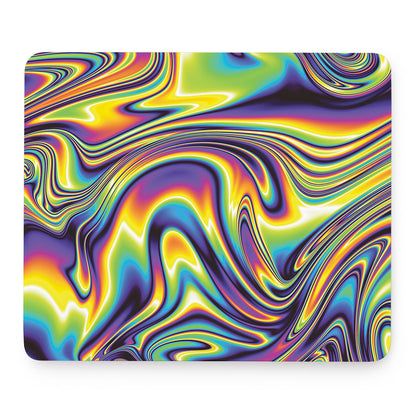 Psychedelic Gradient Print Mouse Pad