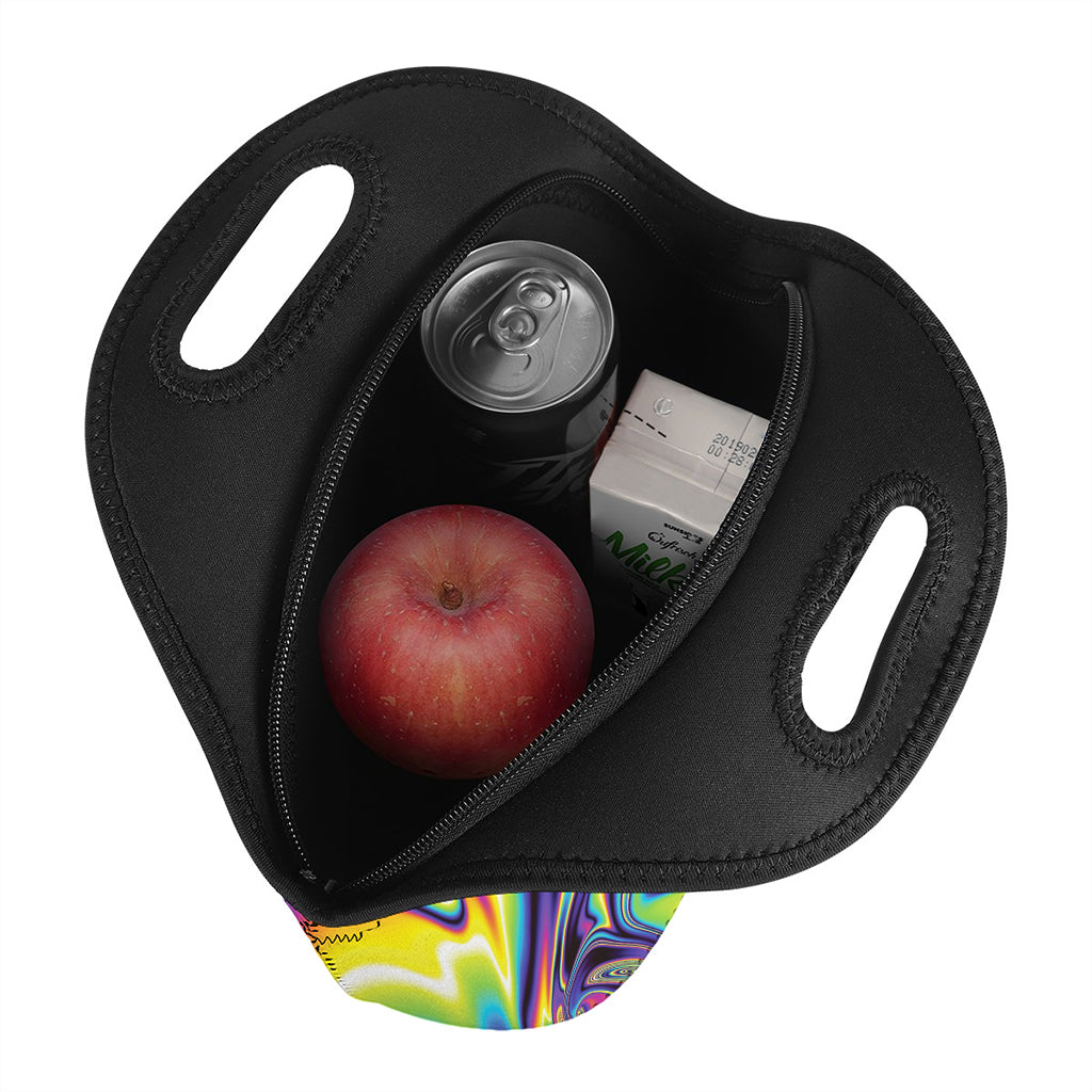 Psychedelic Gradient Print Neoprene Lunch Bag