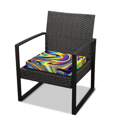 Psychedelic Gradient Print Outdoor Seat Cushion Cover