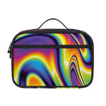 Psychedelic Gradient Print Portable Lunch Bag