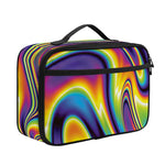 Psychedelic Gradient Print Portable Lunch Bag