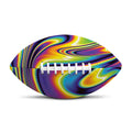 Psychedelic Gradient Print Rugby Ball