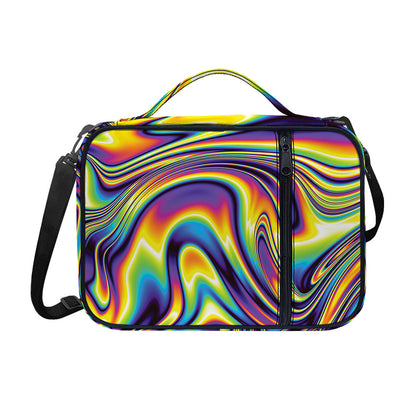 Psychedelic Gradient Print Shoulder Strap Bible Bag
