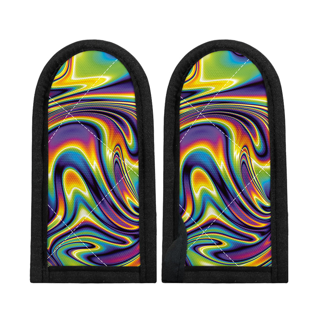 Psychedelic Gradient Print Skillet Handle Cover