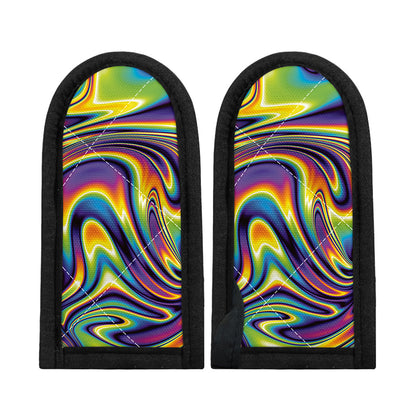 Psychedelic Gradient Print Skillet Handle Cover
