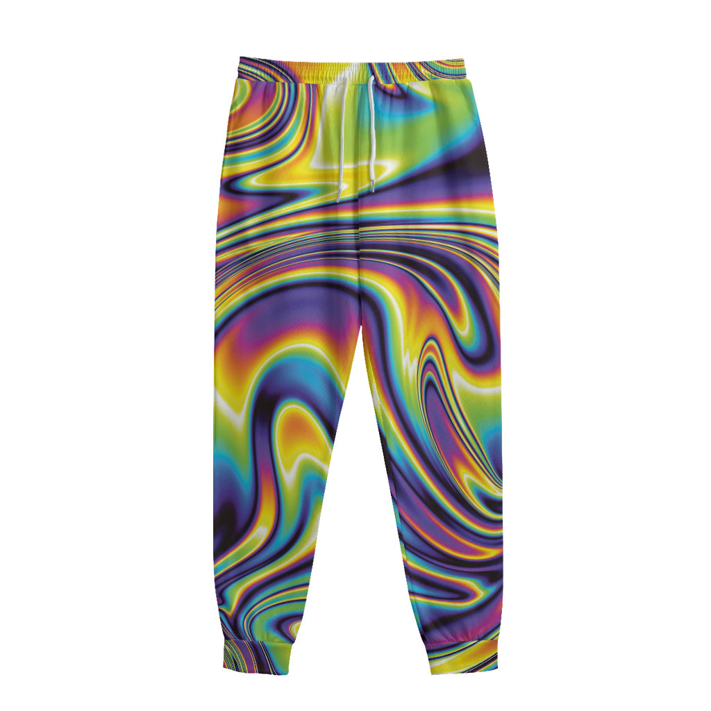 Psychedelic Gradient Print Sweatpants