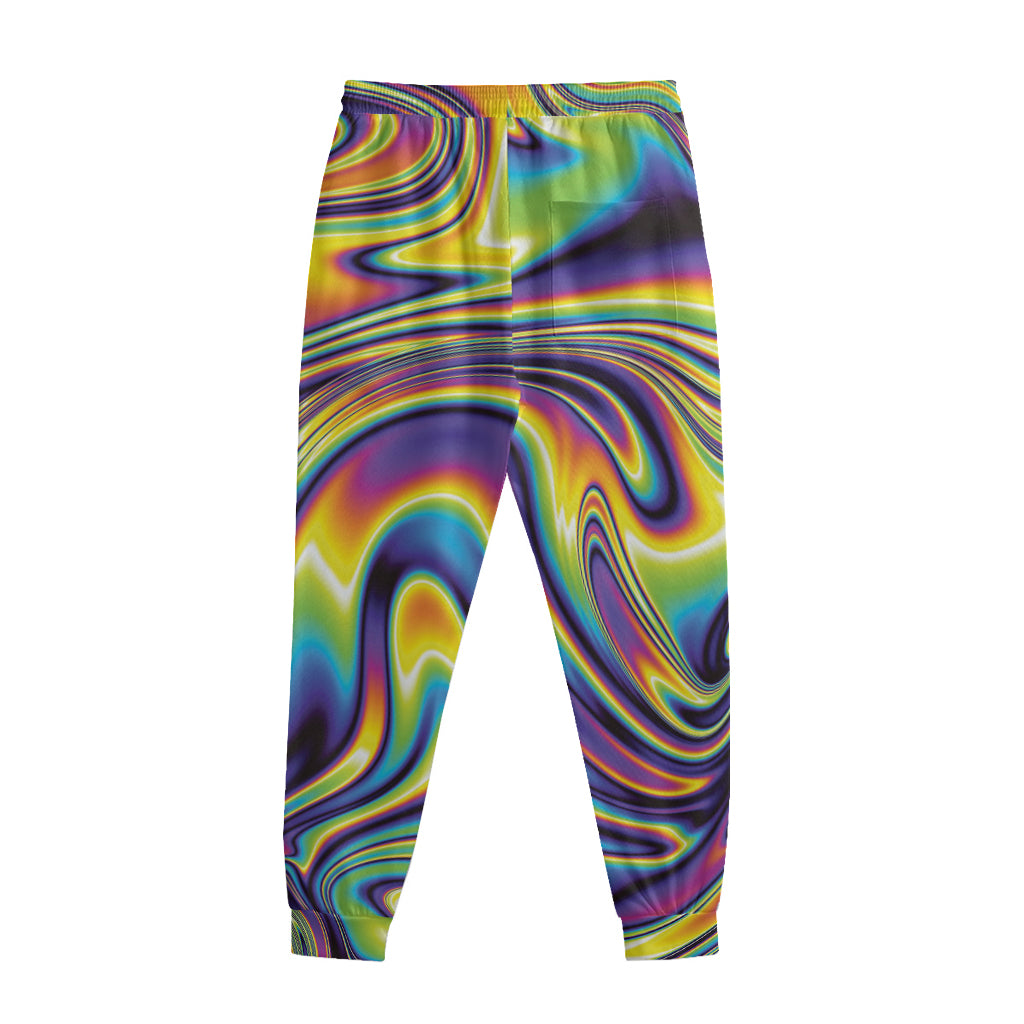Psychedelic Gradient Print Sweatpants