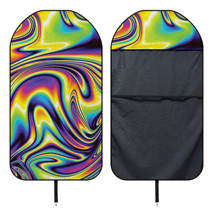 Psychedelic Gradient Print Waterproof Car Seat Cover