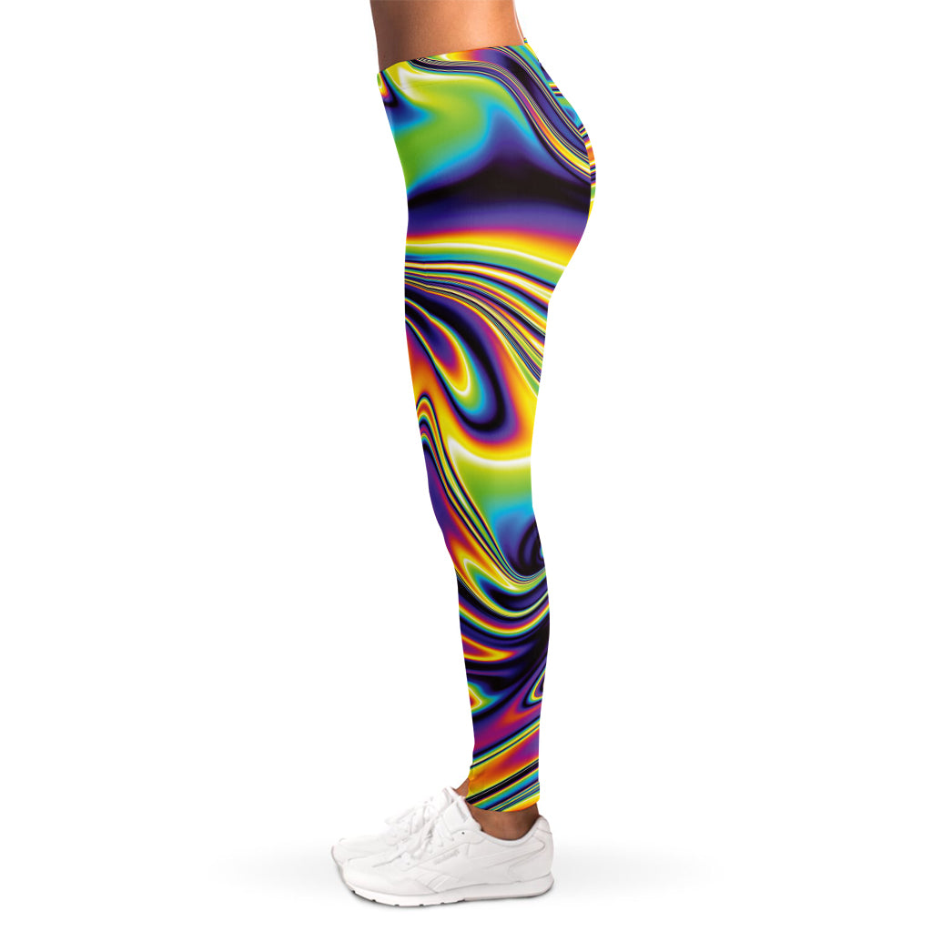 Psychedelic Gradient Print Women's Leggings