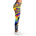 Psychedelic Gradient Print Women's Leggings