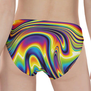 Psychedelic Gradient Print Women's Panties