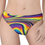 Psychedelic Gradient Print Women's Thong