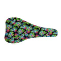 Psychedelic Hawaiian Flower Print Bicycle Seat Cover